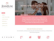 Tablet Screenshot of jennijune.com